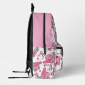 Cowgirl Coquette Pink Bedruckter Rucksack (Links)