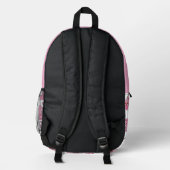 Cowgirl Coquette Pink Bedruckter Rucksack (Rückseite)