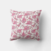 Cowgirl Coquette Pink Kissen (Rückseite)