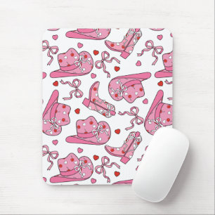 Cowgirl Coquette Pink Mousepad