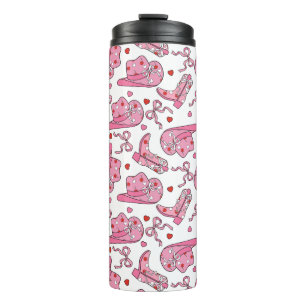 Cowgirl Coquette Pink Thermosbecher