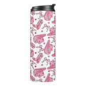Cowgirl Coquette Pink Thermosbecher (Nach links gedreht)