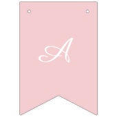 Cowgirl Cow Pink Earthy Happy Birthday  Wimpelkette (Dritte Fahne)