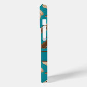 Cowgirl Cowboy Hat Boots Aquamariner Name Personal Case-Mate iPhone Hülle (Rückseite / Links)