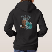 Cowgirl Cowboy Stiefel, dass Girl Liebe Pferde Nam Hoodie (Rückseite)