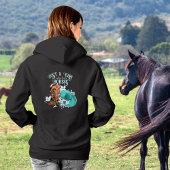 Cowgirl Cowboy Stiefel, dass Girl Liebe Pferde Nam Hoodie