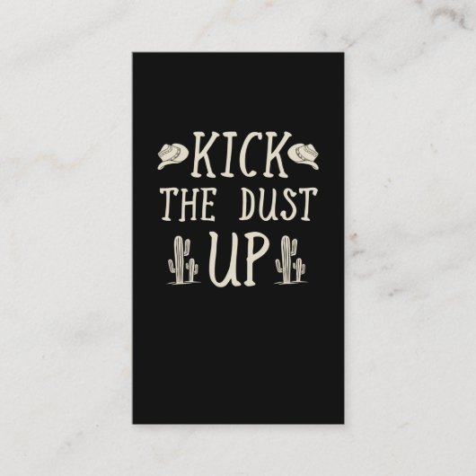 Cowgirl Cowboy Western Country Music Lover Visitenkarte (Vorderseite)