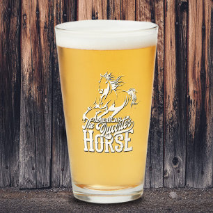 Cowgirl Cowboy Western Glas