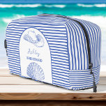 Cowgirl Cowgirl Bachelorette Gefallen an Geschenkg Waschbeutel<br><div class="desc">Coastal Cowgirl Junggeselinnen-Abschied bevorzugt Wochenende an einer Küste personalisierte Bräunungsgeschenke personalisierte Make-up-Tasche,  Junggeselinnen-Abschied bevorzugt Bräunungsgeschenke für Brautmädchen,  blau Streifen Reise-Tasche</div>
