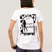Cowgirl Cowgirl Bridesmaid Junggeselinnen-Abschied T-Shirt (Rückseite)