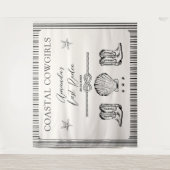 Cowgirl Cowgirl letzte Rodeo Junggeselinnen-Abschi Wandteppich (Vorderseite)