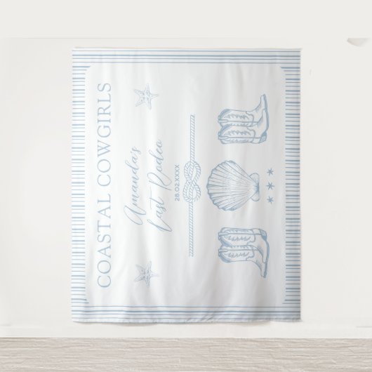 Cowgirl Cowgirl letzte Rodeo Junggeselinnen-Abschi Wandteppich (Vorderseite)