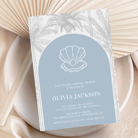 Cowgirl Cowgirl Modernes Nautical Brautparty Einladung