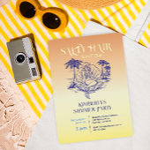 Cowgirl Cowgirl Summer Party Gold Folieneinladung