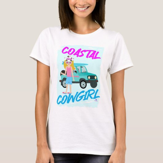 Cowgirl Cowgirl Trend Funny Design Art T-Shirt (Vorderseite)