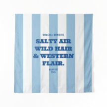 Cowgirl Cowgirl Western Flair Blue Cabana Streifen