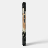 Cowgirl Cowhide Floral Deer Antlers Case-Mate iPhone Hülle (Rückseite / Links)