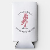 Cowgirl Crew Bachelorette Bash Selters Dosenkühler (Vorderseite)