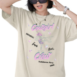 Cowgirl Crew Junggeselinnen-Abschied Crew T-Shirt