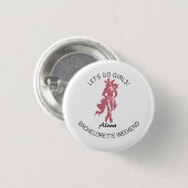 Cowgirl-Crew-Junggesellinnen-Abschiedsparty Button (Vorne & Hinten)