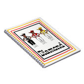 Cowgirl Dancer Red Notebook #1 Notizblock (Rechte Seite)