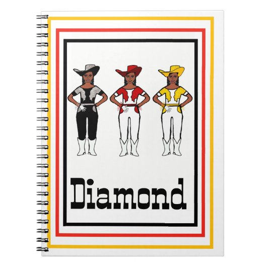 Cowgirl Dancer Red Notebook #1 Notizblock (Vorderseite)