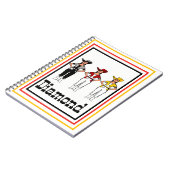 Cowgirl Dancer Red Notebook #2 Notizblock (Linke Seite)