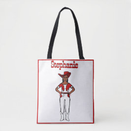 Cowgirl Dancer Tasche White Red Fringe A