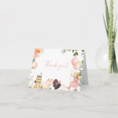 Cowgirl Danke Karte (Vorderseite)