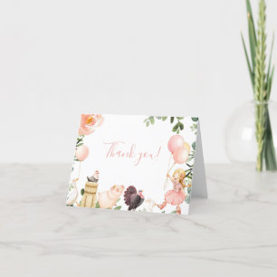 Cowgirl Dankeschön Karte