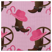 Cowgirl Design Pink Stoff (Nahaufnahme)