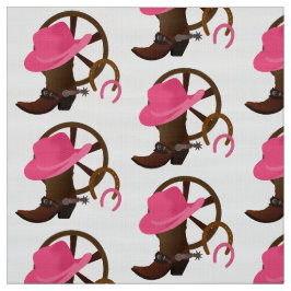 Cowgirl Design White Stoff