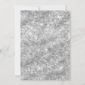 Cowgirl Disco 35. Geburtstag PINK Tanz Einladung (Rückseite)