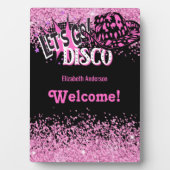 Cowgirl Disco Bachelorette Lasse letzte Runde Rode Fotoplatte (Vorderseite)