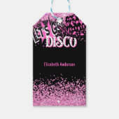 Cowgirl Disco Bachelorette Lasse letzte Runde Rode Geschenkanhänger (Vorderseite)