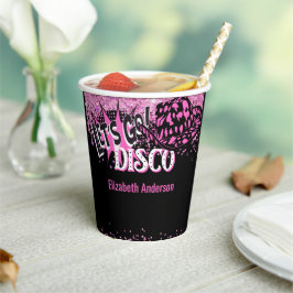 Cowgirl Disco Bachelorette Lasse letzte Runde Rode Pappbecher