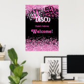 Cowgirl Disco Bachelorette Lasse letzte Runde Rode Poster (Heimbüro)