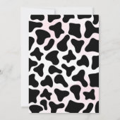 Cowgirl Disco Geburtstagsparty Einladung (Rückseite)