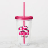 Cowgirl Disco Last Rodeo Bachelorette Acrylic Tumb Acryltrinkbecher (Vorderseite)