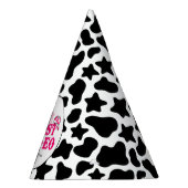 Cowgirl Disco Pink First Rodeo Partyhütchen (Rechts)