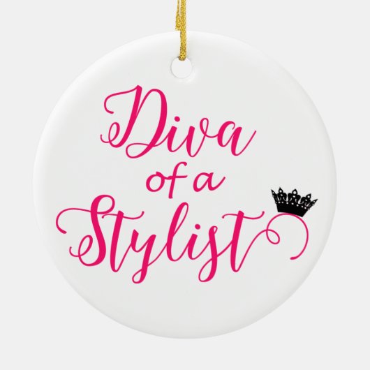 COWGIRL Diva Keramik Ornament (Hinten)