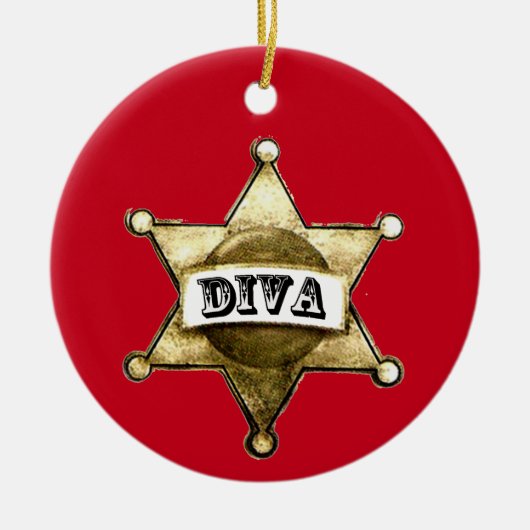 "Cowgirl" Diva Ornament (Vorne)