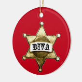 "Cowgirl" Diva Ornament (Links)