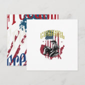 COWGIRL EINLADUNG (Vorne/Hinten)