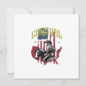 COWGIRL EINLADUNG (Vorderseite)