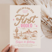 Cowgirl Erstgeburt Einladung