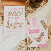 Cowgirl Erstgeburt Einladung