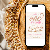 Cowgirl Erstgeburt Einladung