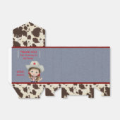 Cowgirl Favor Box Geschenkschachtel (Ungefaltet)