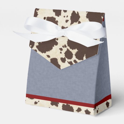 Cowgirl Favor Box Geschenkschachtel (Vorderseite)